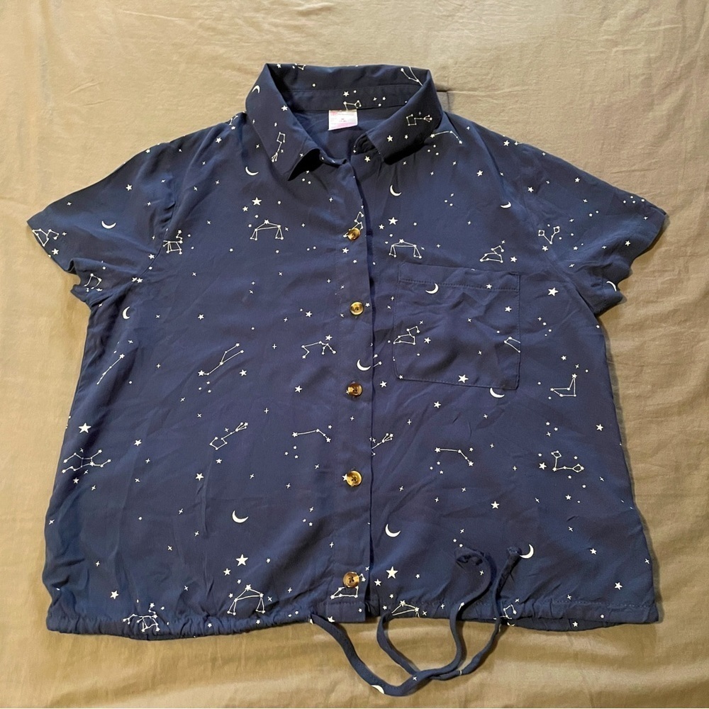Nobo Astrology juniors blouse sz medium
